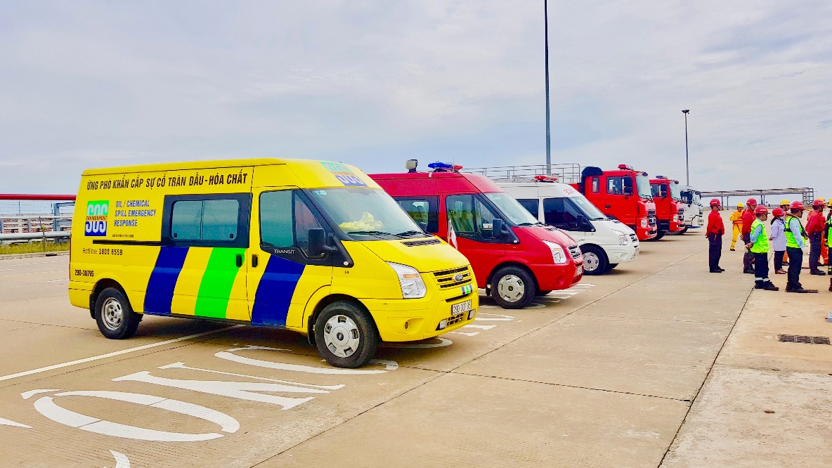 SOS response team ready to deploy at an incident site